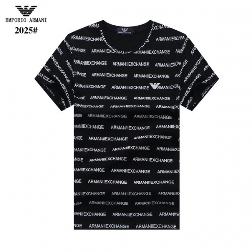 Armani T-Shirts Short Sleeved For Men #845810 $25.00 USD, Wholesale Replica Armani T-Shirts