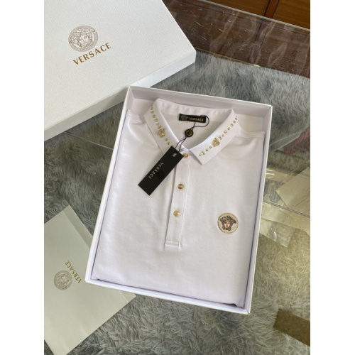 Replica Versace T-Shirts Short Sleeved For Men #846006 $48.00 USD for Wholesale