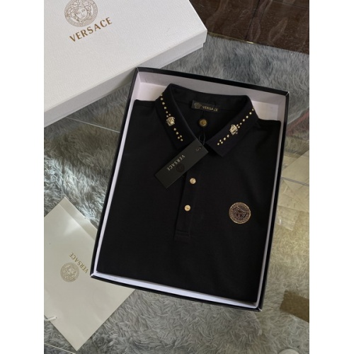 Replica Versace T-Shirts Short Sleeved For Men #846008 $48.00 USD for Wholesale