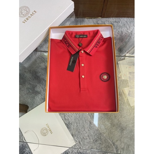 Replica Versace T-Shirts Short Sleeved For Men #846014 $48.00 USD for Wholesale