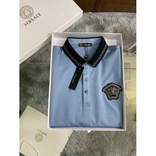 Replica Versace T-Shirts Short Sleeved For Men #846022 $48.00 USD for Wholesale