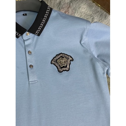 Replica Versace T-Shirts Short Sleeved For Men #846022 $48.00 USD for Wholesale