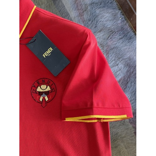 Replica Fendi T-Shirts Short Sleeved For Men #846025 $48.00 USD for Wholesale