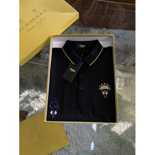 Replica Fendi T-Shirts Short Sleeved For Men #846026 $48.00 USD for Wholesale