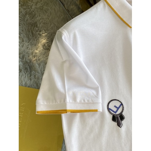 Replica Fendi T-Shirts Short Sleeved For Men #846028 $48.00 USD for Wholesale