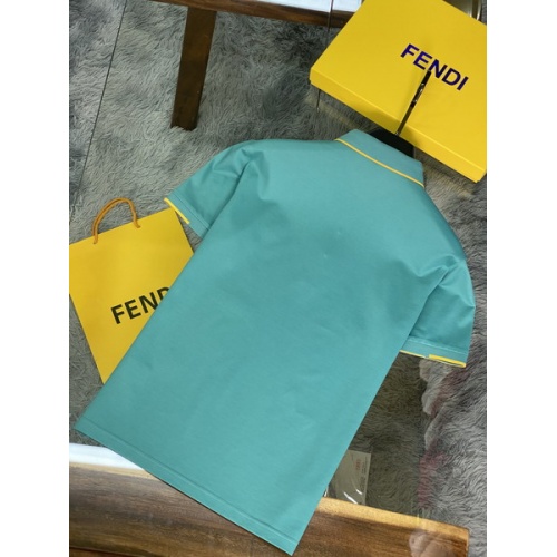 Replica Fendi T-Shirts Short Sleeved For Men #846029 $48.00 USD for Wholesale
