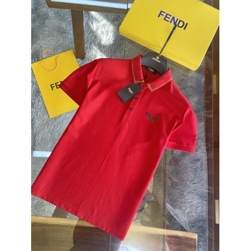 Fendi T-Shirts Short Sleeved For Men #846030 $48.00 USD, Wholesale Replica Fendi T-Shirts