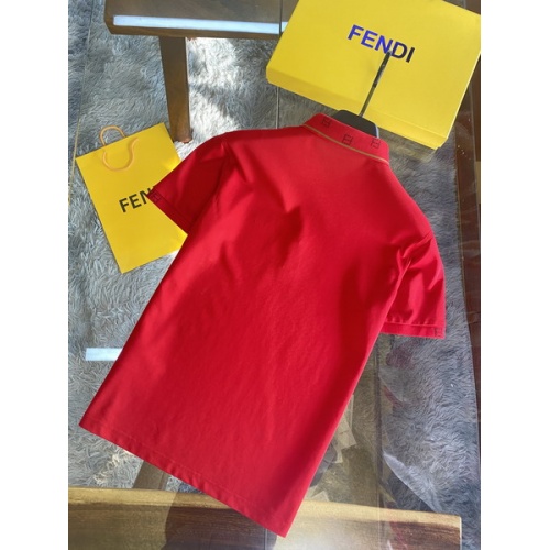 Replica Fendi T-Shirts Short Sleeved For Men #846030 $48.00 USD for Wholesale