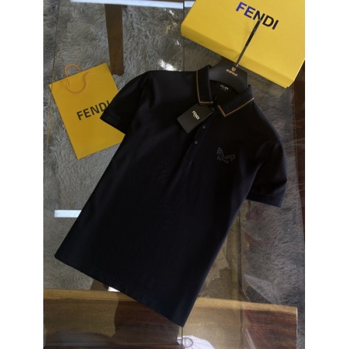 Fendi T-Shirts Short Sleeved For Men #846031 $48.00 USD, Wholesale Replica Fendi T-Shirts