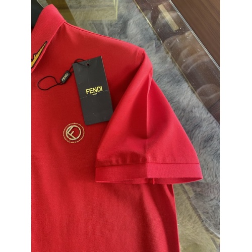 Replica Fendi T-Shirts Short Sleeved For Men #846036 $48.00 USD for Wholesale