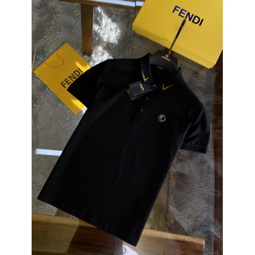 Fendi T-Shirts Short Sleeved For Men #846037 $48.00 USD, Wholesale Replica Fendi T-Shirts