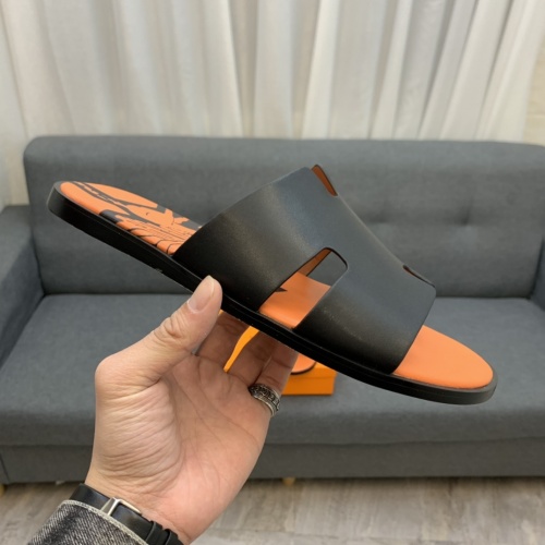 Replica Hermes Slippers For Men #846094 $52.00 USD for Wholesale