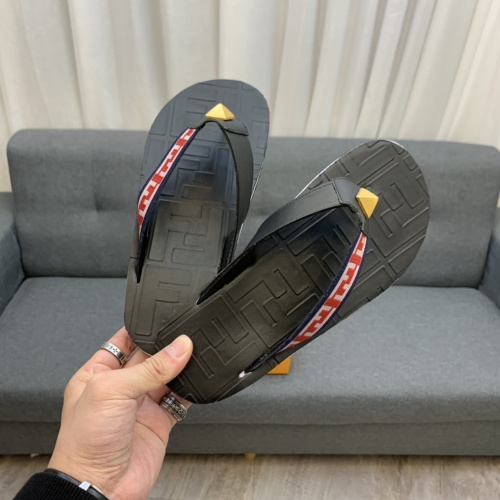 Replica Fendi Slippers For Men #846100 $52.00 USD for Wholesale