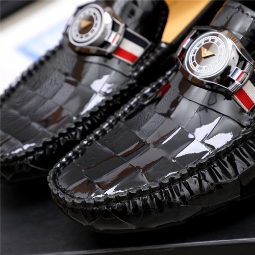 Replica Armani Leather Shoes For Men #846197 $76.00 USD for Wholesale