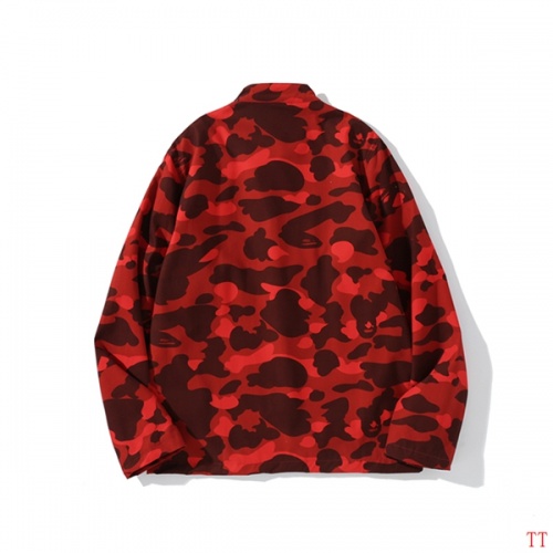 Replica Bape Jackets Long Sleeved For Men #846244 $52.00 USD for Wholesale