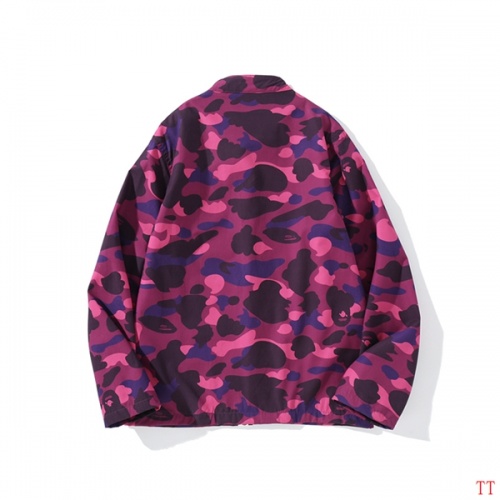 Replica Bape Jackets Long Sleeved For Men #846246 $52.00 USD for Wholesale