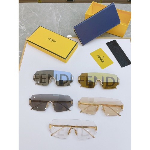 Replica Fendi AAA Quality Sunglasses #846268 $60.00 USD for Wholesale