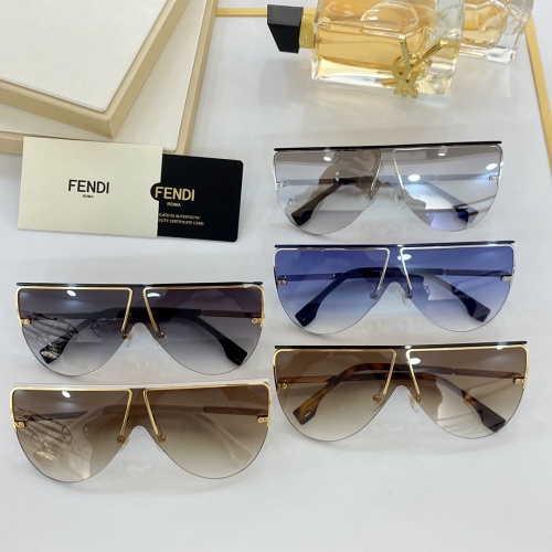 Replica Fendi AAA Quality Sunglasses #846313 $62.00 USD for Wholesale