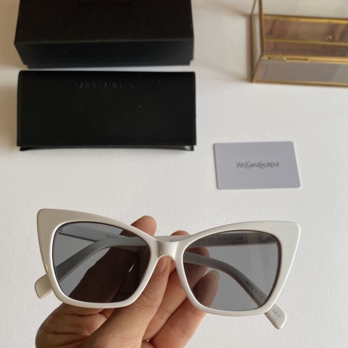 Yves Saint Laurent YSL AAA Quality Sunglassses #846446 $56.00 USD, Wholesale Replica Yves Saint Laurent YSL AAA Quality Sunglasses