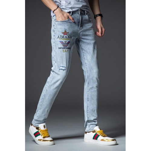 Replica Armani Jeans For Men #846479 $48.00 USD for Wholesale