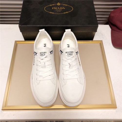 Replica Prada Casual Shoes For Men #846576 $76.00 USD for Wholesale