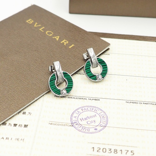 Replica Bvlgari Earrings For Women #846629 $26.00 USD for Wholesale