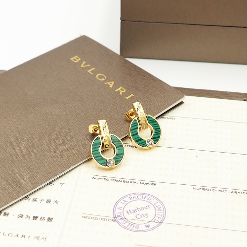 Replica Bvlgari Earrings For Women #846630 $26.00 USD for Wholesale