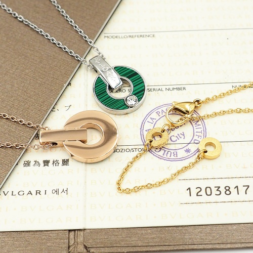 Replica Bvlgari Necklaces For Women #846675 $30.00 USD for Wholesale