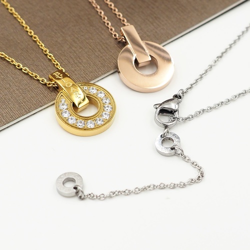Replica Bvlgari Necklaces For Women #846679 $33.00 USD for Wholesale