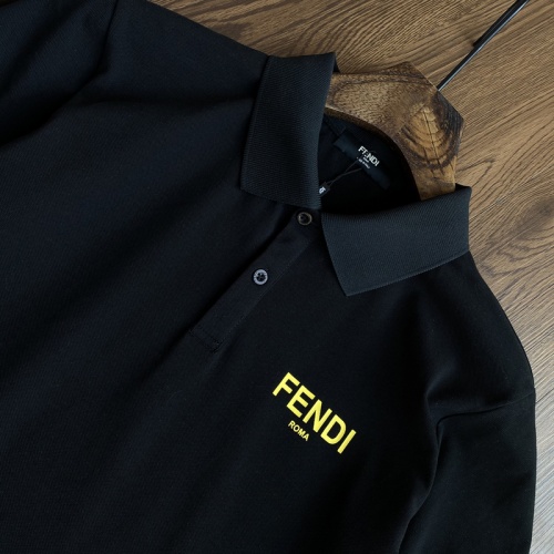 Replica Fendi T-Shirts Short Sleeved For Men #846713 $34.00 USD for Wholesale