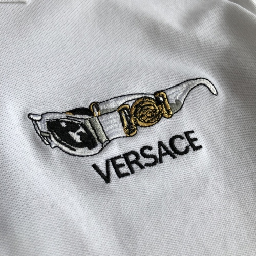 Replica Versace T-Shirts Short Sleeved For Men #846739 $34.00 USD for Wholesale