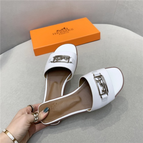 Replica Hermes Slippers For Women #846759 $60.00 USD for Wholesale