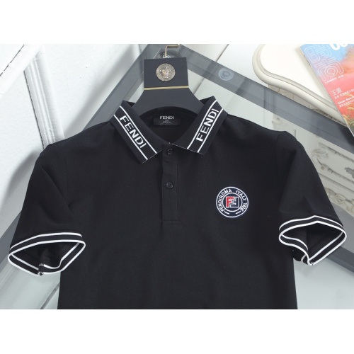 Replica Fendi T-Shirts Short Sleeved For Men #846876 $35.00 USD for Wholesale
