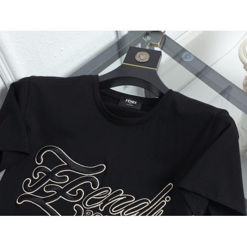 Replica Fendi T-Shirts Short Sleeved For Men #846946 $35.00 USD for Wholesale