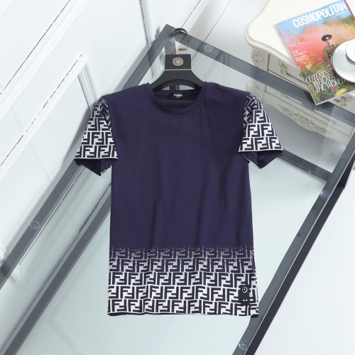 Fendi T-Shirts Short Sleeved For Men #847024 $35.00 USD, Wholesale Replica Fendi T-Shirts