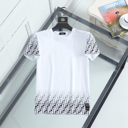 Fendi T-Shirts Short Sleeved For Men #847025 $35.00 USD, Wholesale Replica Fendi T-Shirts