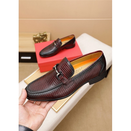 Ferragamo Leather Shoes For Men #847032 $80.00 USD, Wholesale Replica Salvatore Ferragamo Leather Shoes