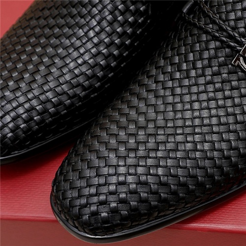 Replica Ferragamo Leather Shoes For Men #847034 $80.00 USD for Wholesale