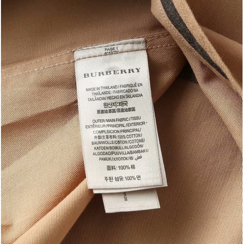 Replica Burberry Shirts Long Sleeved For Men #847149 $38.00 USD for Wholesale