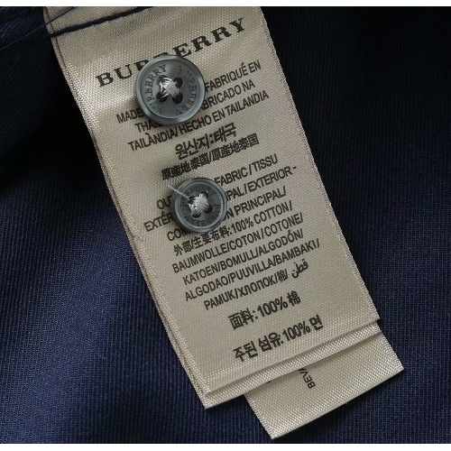 Replica Burberry Shirts Long Sleeved For Men #847151 $38.00 USD for Wholesale