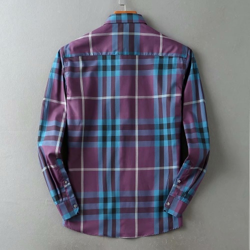 Replica Burberry Shirts Long Sleeved For Men #847153 $38.00 USD for Wholesale