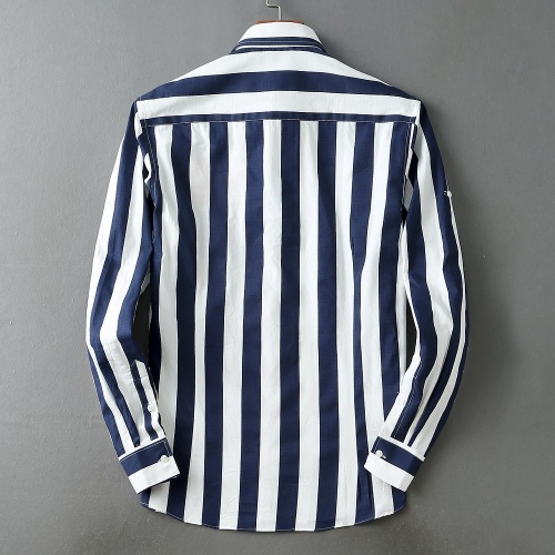 Replica Hermes Shirts Long Sleeved For Men #847164 $39.00 USD for Wholesale