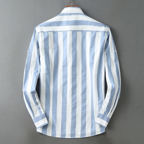 Replica Hermes Shirts Long Sleeved For Men #847166 $39.00 USD for Wholesale