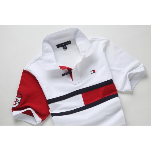 Replica Tommy Hilfiger TH T-Shirts Short Sleeved For Men #847178 $25.00 USD for Wholesale