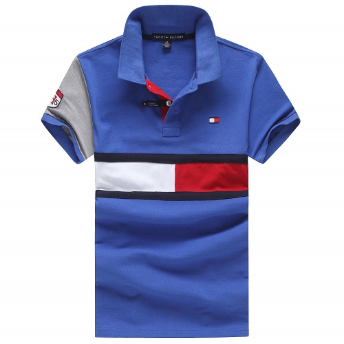 Tommy Hilfiger TH T-Shirts Short Sleeved For Men #847180 $25.00 USD, Wholesale Replica Tommy Hilfiger TH T-Shirts