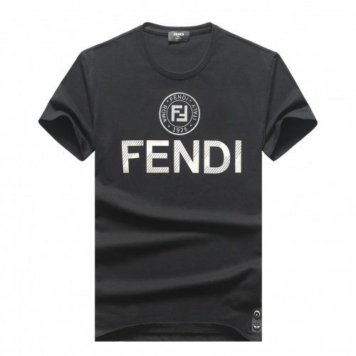 Fendi T-Shirts Short Sleeved For Men #847247 $25.00 USD, Wholesale Replica Fendi T-Shirts