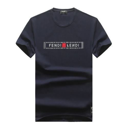 Fendi T-Shirts Short Sleeved For Men #847251 $25.00 USD, Wholesale Replica Fendi T-Shirts
