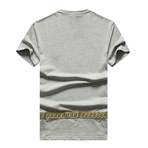 Replica Fendi T-Shirts Short Sleeved For Men #847255 $25.00 USD for Wholesale