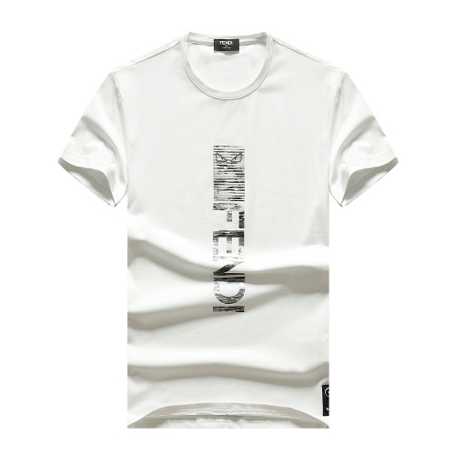 Fendi T-Shirts Short Sleeved For Men #847289 $25.00 USD, Wholesale Replica Fendi T-Shirts