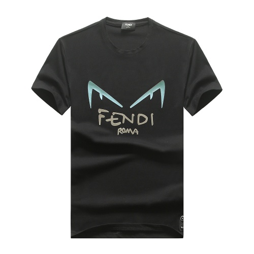 Fendi T-Shirts Short Sleeved For Men #847297 $25.00 USD, Wholesale Replica Fendi T-Shirts